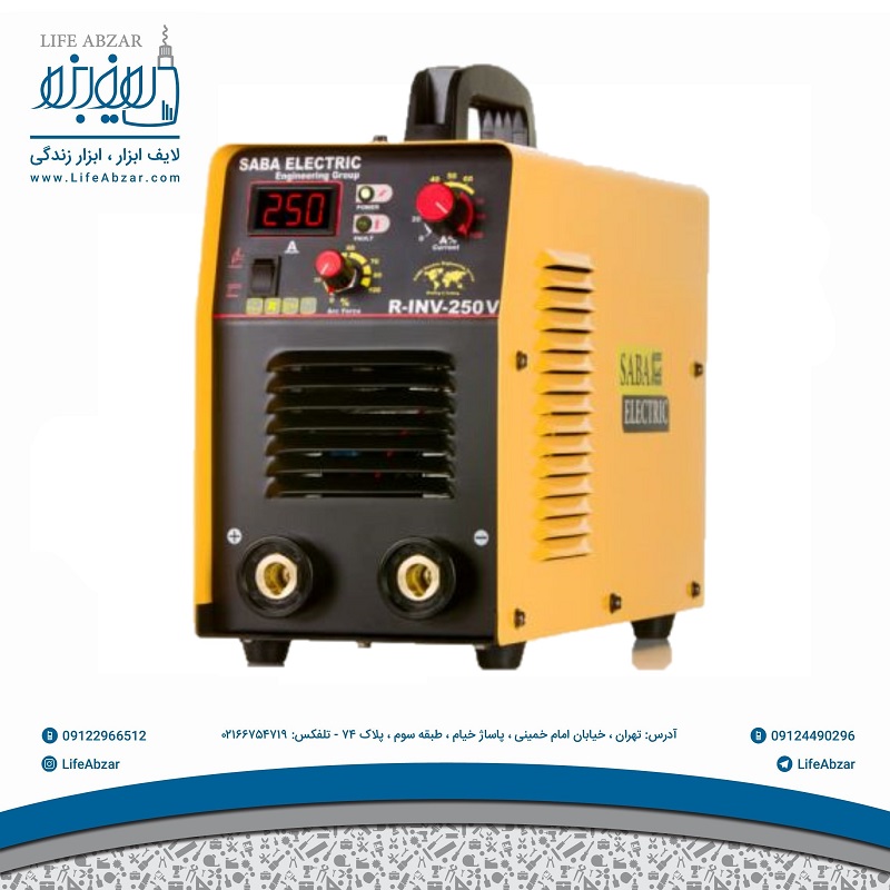 دستگاه جوشکاری رکتیفایر اینورتری 250 آمپر صبا الکتریک مدل R - INV - 250V - d68