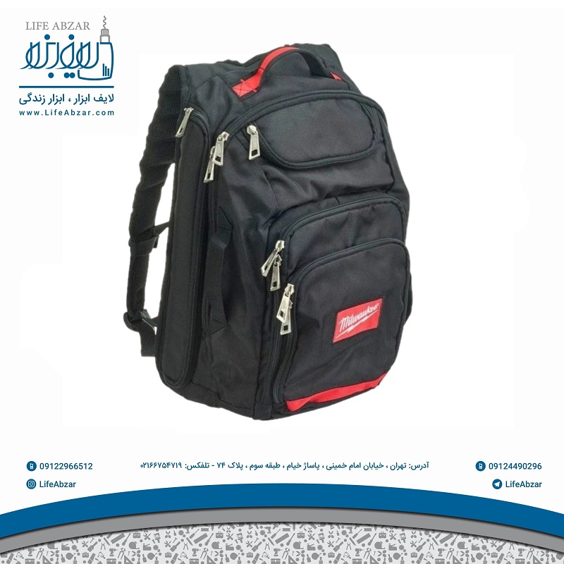 کوله پشتی ابزار میلواکی مدل Tradesman backpack - 69b