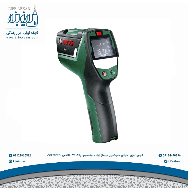 حرارت سنج لیزری بوش مدل PTD 1 - b61