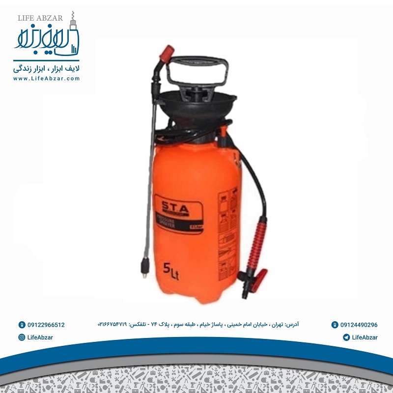 سمپاش اس تی ای مدل GF-5L-1 گنجایش 5 لیتر - 2cv