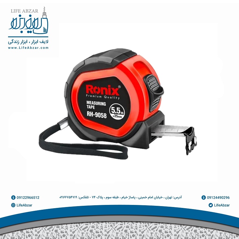 متر 5/5 متری رونیکس مدل RH-9058 - ev2