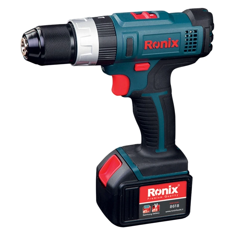 دریل پیچ گوشتی شارژی رونیکس مدل 8618 - 2xi